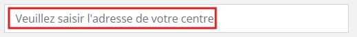 Champ de formulaire utilisant un placeholder comme seule indication